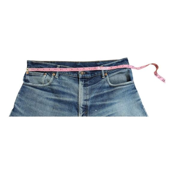 Levis 517 Jeans Denim Bootcut Light Wash Blue Men's Size W38 L32 D - Picture 8 of 11